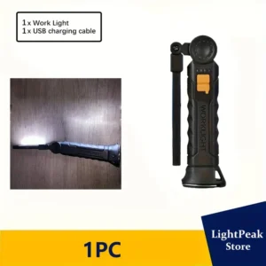 1 or 2pcs MACROCOSM Powerful LED Flashlight