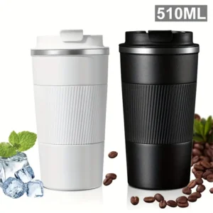 Leak-Proof 17.25oz Stainless Steel Insulated Coffee Mug