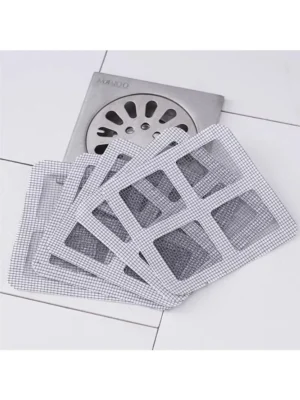 15pcs Disposable Plastic Floor Drain Stickers
