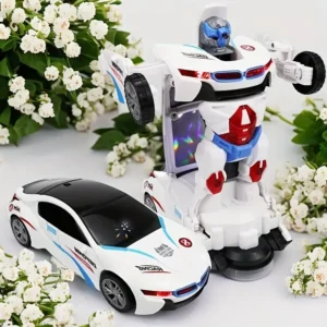 Transforming Robot Car Toy with Automatic Transformation