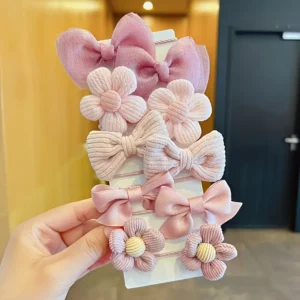 A Set of 10 Cute And Sweet Style Bow Floral Designs