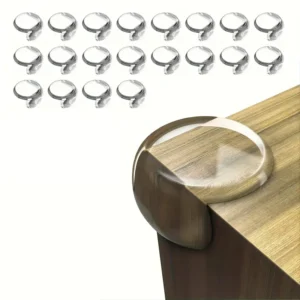 20pcs (20 Individual Guards) Proofing Corner Guards - Clear Safety Edge Guards with Non-Toxic