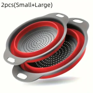 2-Pack Portable Folding Drain Basket