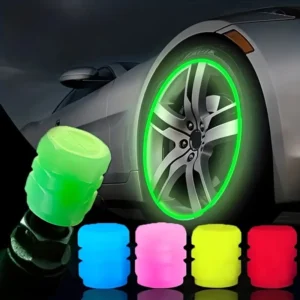 [Glow-in-the-Dark Easy Install Caps] 36pcs Glow-in-the-Dark Tire Valve Caps Set - Fit, Easy Install, No Tools Needed, Car Tire Valve Cap
