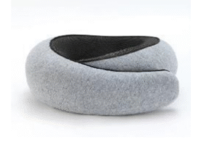 Ultra-Comfort Memory Foam Travel Neck Pillow - Gray, Lightweight & Compact Design for Airplanes, Cars, RVs, and Office Use - Soft for Long Journey, Travel Pillow RV Bedding