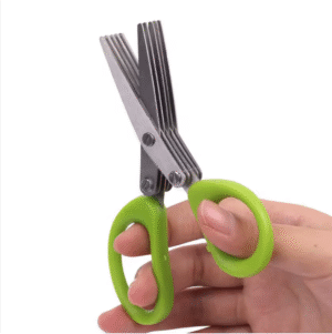 5 Layers Stainless Steel Multi Layer Kitchen Scissors Chopped Green Onion Vegetable Cut Herb Spices Scissors Cooking Supplies