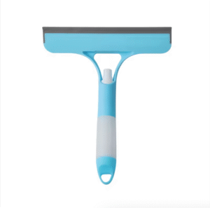 3-in-1 & Mirror Scraper with Removable Microfiber Cloth - Heavy-Duty Plastic Bathroom Window Cleaner, Door, Scraper, and Wiper - No Electricity Needed, Ideal for Home Use