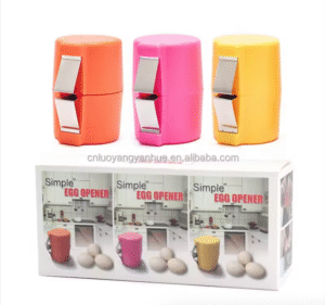Kitchen Gadgets Creative Plastic Raw Eggshell Cracker Egg Separator Slicer Cutter Manual Egg Cracker Tool Egg Shell Opener