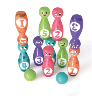 Plastic Cute Mini Sport Colorful Learning Kids Toddler Bowling Toy Set