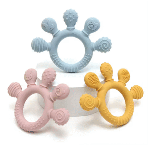 BPA Free Silicone Teething Ring Dummy